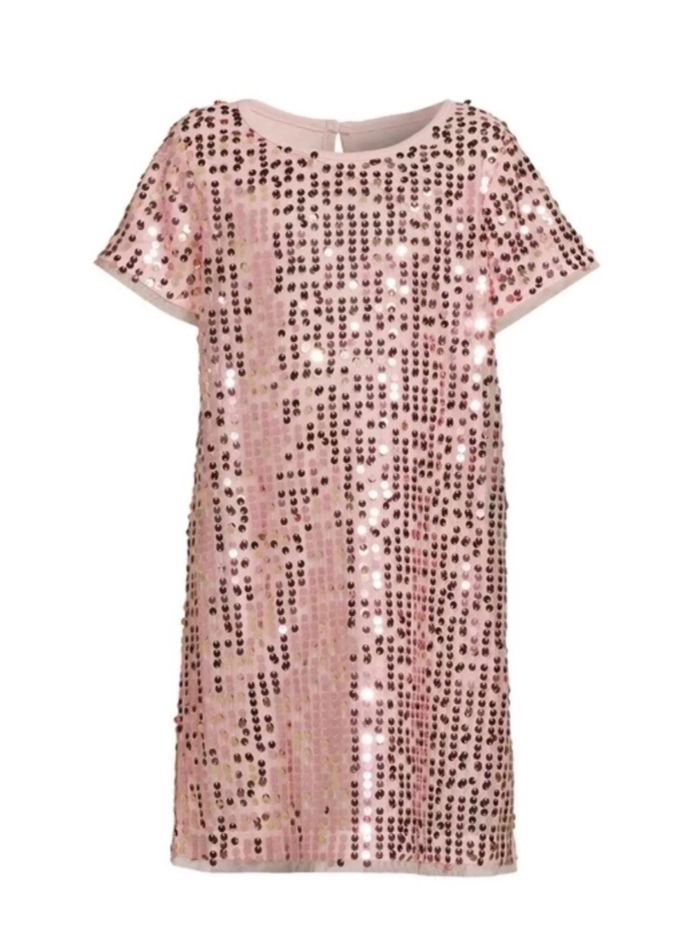 wonder nation Pink Sequin Shift Dress